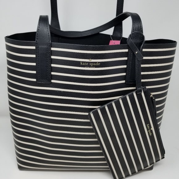 Kate Spade NEW Reversible Tote Bag & Wristlet